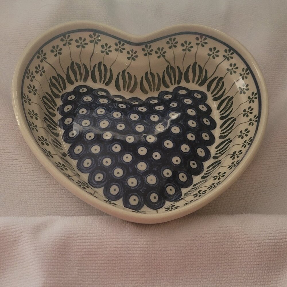 ** RARE VINTAGE PATTERN ** POLISH POTTERY **